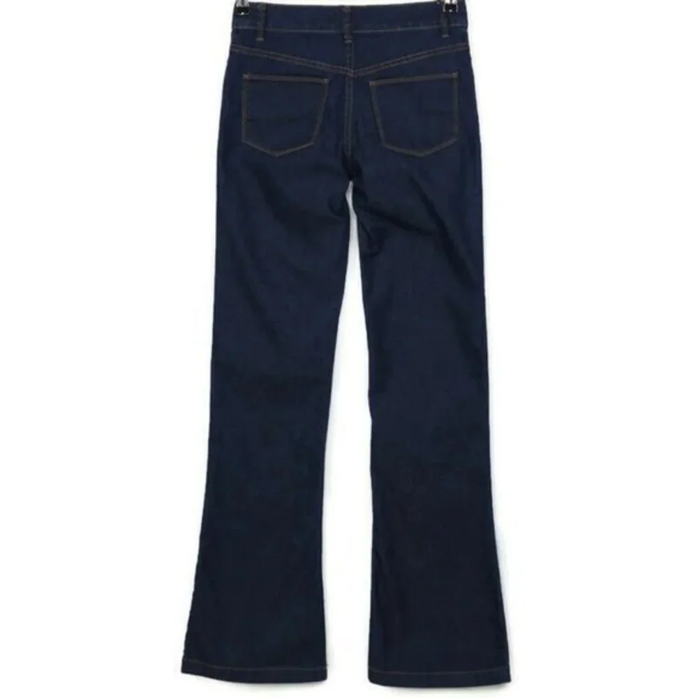 The Limited‎ High Waist Flare Jeans Dark Stretch Size 2L 2 x 34 Long Tall